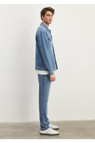 جین آبی فاق نرمال مردانه ماوی | TYC0D8EF92FA369430