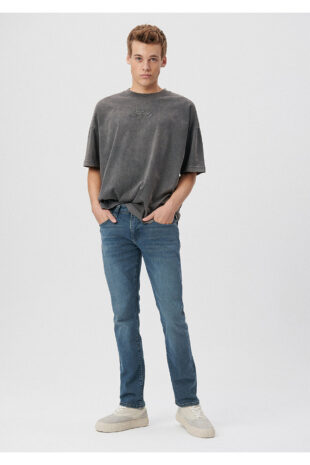 جین آبی فاق نرمال مردانه ماوی | 351