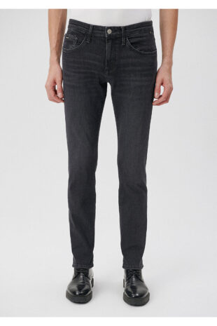 جین خاکستری فاق نرمال مردانه ماوی | 351