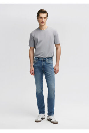 جین آبی فاق نرمال مردانه ماوی | 351