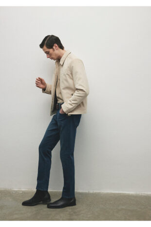 جین آبی فاق نرمال مردانه ماوی | 351