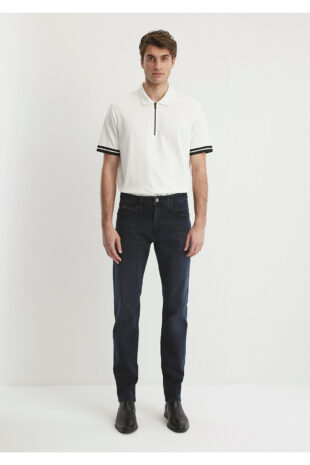 جین آبی فاق نرمال مردانه ماوی | 351