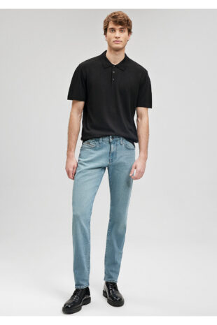 جین آبی فاق نرمال مردانه ماوی | 351