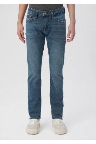 جین آبی فاق نرمال مردانه ماوی | 351