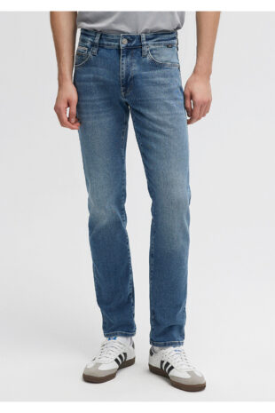 جین آبی فاق نرمال مردانه ماوی | 351