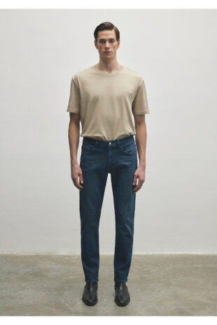 جین آبی فاق نرمال مردانه ماوی | 351