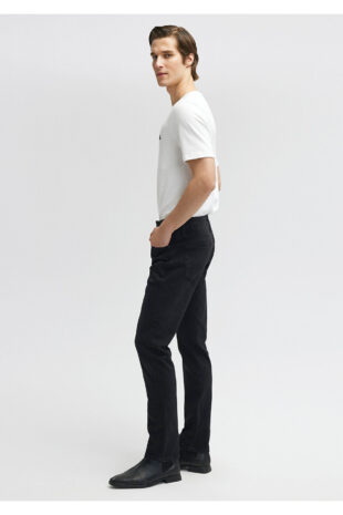 جین خاکستری فاق نرمال مردانه ماوی | 351