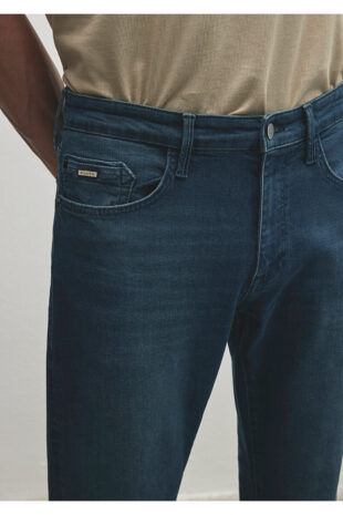 جین آبی فاق نرمال مردانه ماوی | 351