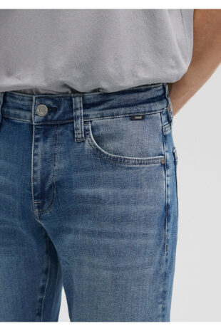 جین آبی فاق نرمال مردانه ماوی | 351