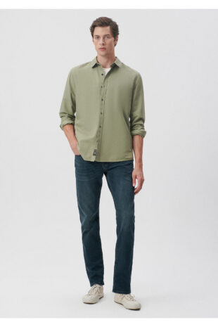 جین لاجورد فاق نرمال مردانه ماوی | 35128946