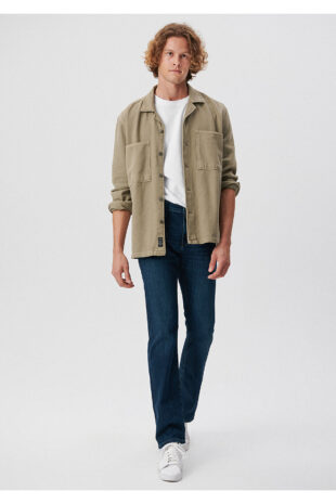 جین آبی فاق نرمال مردانه ماوی | 378