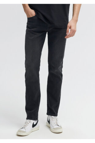 جین خاکستری فاق نرمال مردانه ماوی | 351