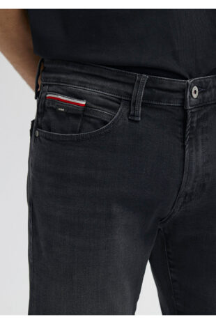 جین خاکستری فاق نرمال مردانه ماوی | 351