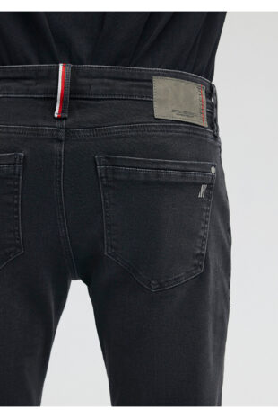 جین خاکستری فاق نرمال مردانه ماوی | 351