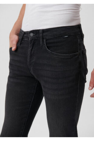 جین خاکستری فاق نرمال مردانه ماوی | 351