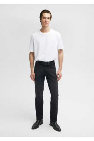 جین خاکستری فاق نرمال مردانه ماوی | 378