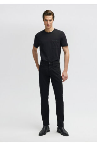 جین سیاه فاق نرمال مردانه ماوی | 378