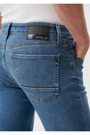 جین آبی فاق نرمال مردانه ماوی | 378