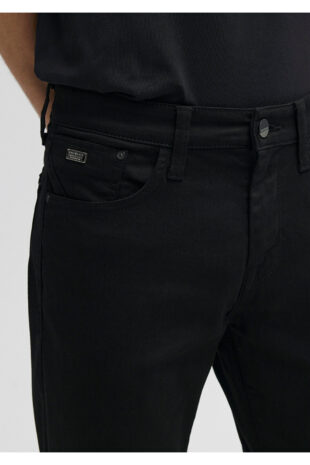 جین سیاه فاق نرمال مردانه ماوی | 378