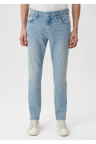 جین آبی فاق نرمال مردانه ماوی | 810