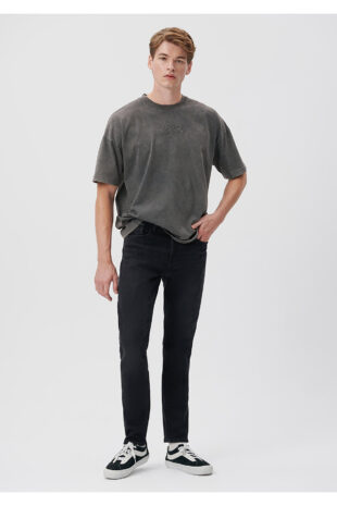 جین آبی فاق نرمال مردانه ماوی | 810