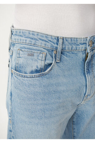 جین آبی فاق نرمال مردانه ماوی | 810