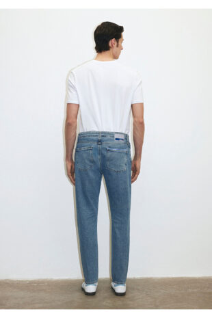 جین آبی فاق نرمال مردانه ماوی | 810