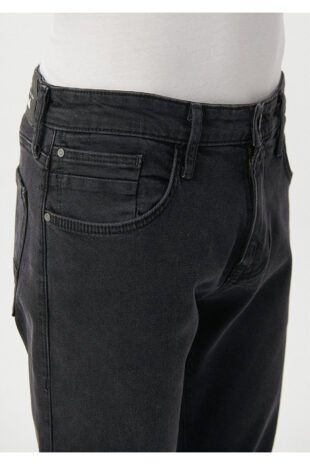 جین خاکستری فاق نرمال مردانه ماوی | 810