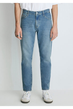 جین آبی فاق نرمال مردانه ماوی | TYCCE37ECN170860278050232