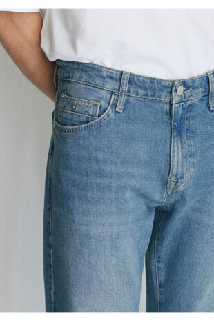 جین آبی فاق نرمال مردانه ماوی | TYCCE37ECN170860278050232