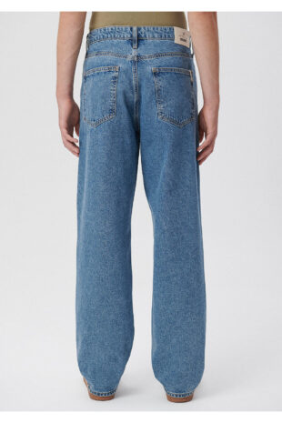 جین آبی فاق نرمال مردانه ماوی | 10101