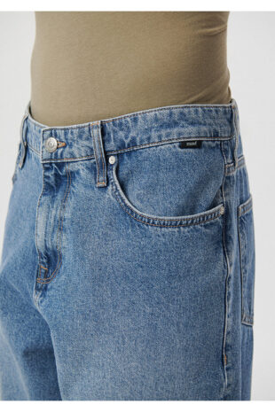 جین آبی فاق نرمال مردانه ماوی | 10101