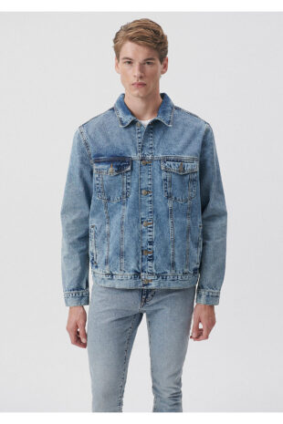 کت آبی آستین استاندارد مردانه ماوی | 110273