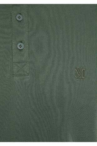 تیشرت یقه پولو سبز آستین استاندارد مردانه ماوی | 063247-33198