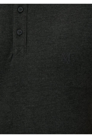 تیشرت یقه پولو سفید آستین استاندارد مردانه ماوی | 063247-28392