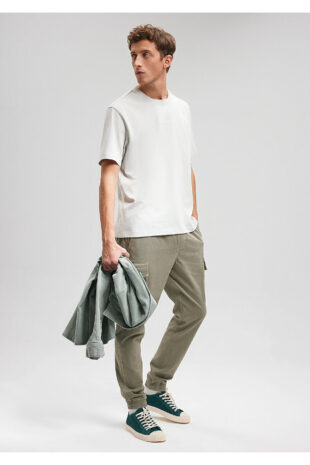 تی شرت خاکستری فاق نرمال آستین استاندارد مردانه ماوی | TYC88NGRXN170593285073723