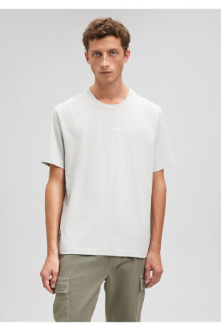 تی شرت خاکستری فاق نرمال آستین استاندارد مردانه ماوی | TYC88NGRXN170593285073723