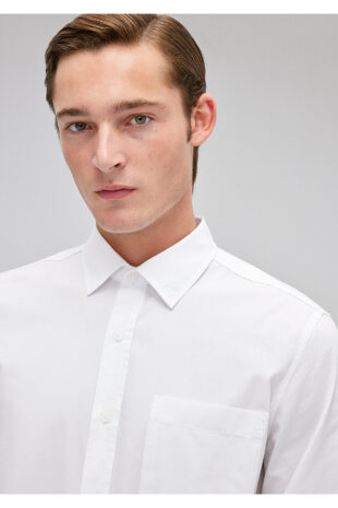 پیراهن صورتی آستین استاندارد مردانه ماوی | 210792