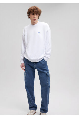 سویشرت سفید مردانه ماوی | 0S10084