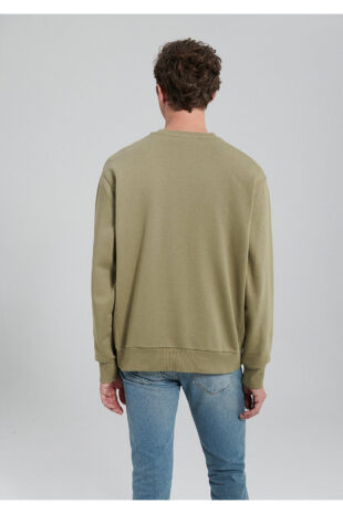 سویشرت سبز آستین استاندارد مردانه ماوی | 0S10092