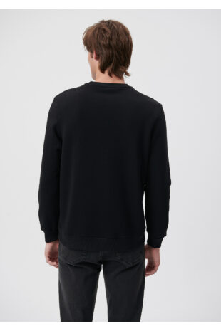 سویشرت سیاه آستین استاندارد مردانه ماوی | 0610060-900