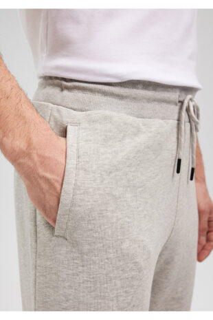 شلوار ورزشی خاکستری فاق نرمال مردانه ماوی | 066907-33397