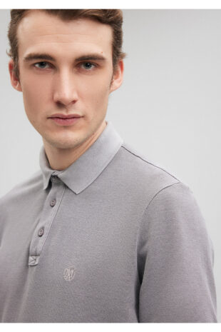 تیشرت یقه پولو خاکستری مردانه ماوی | TYC63P4IBN170970873027510