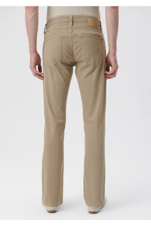 شلوار بژ فاق نرمال مردانه ماوی | 00202-p