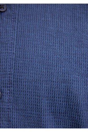 پیراهن آبی مردانه ماوی | 211016