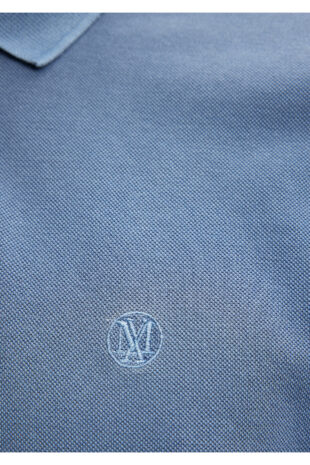 تیشرت یقه پولو آبی مردانه ماوی | 611921