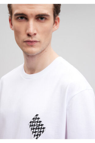 تی شرت صورتی فاق نرمال مردانه ماوی | 612272