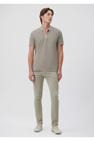 شلوار آبی فاق نرمال مردانه ماوی | 422