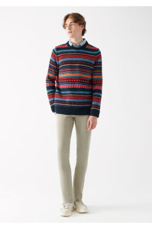 جین رنگارنگ فاق نرمال مردانه ماوی | 424