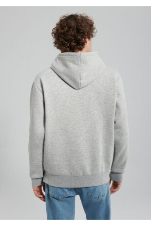 سویشرت خاکستری آستین استاندارد مردانه ماوی | 0S10094